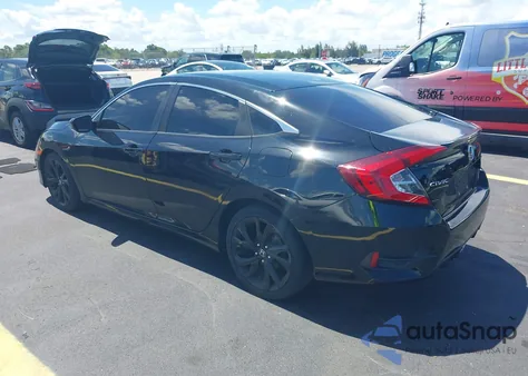 2020 Honda Civic Sport from USA, damaged, VIN 19XFC2F82LE203316